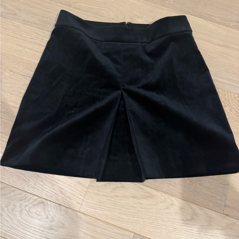 J. Crew velvet mini skirt (NWOT)